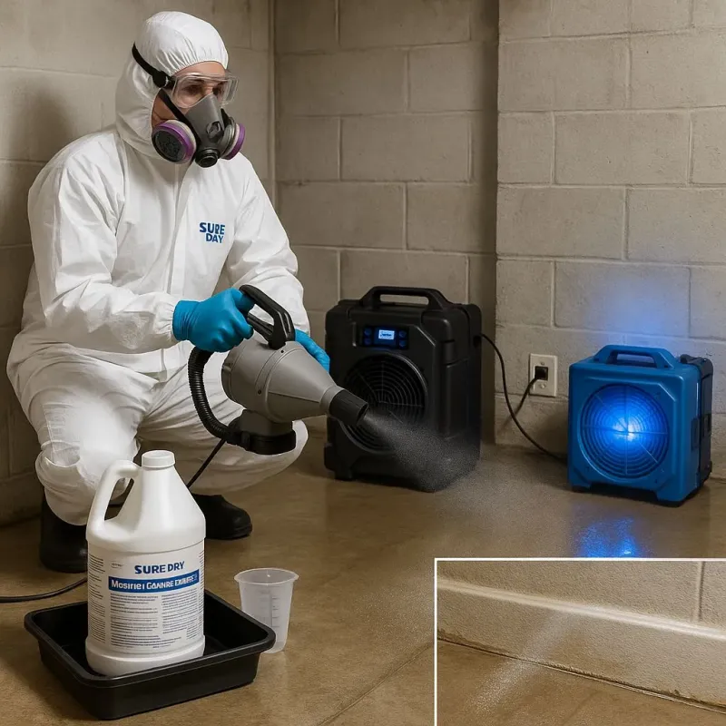 Sanitization and Odor Removal process in Saint Clair, PA
