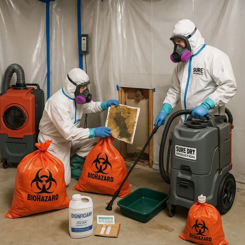 Contaminated Water Handling Protocols process in Saint Clair, PA