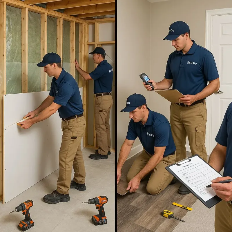 Repairs and Reconstruction process in Saint Clair, PA